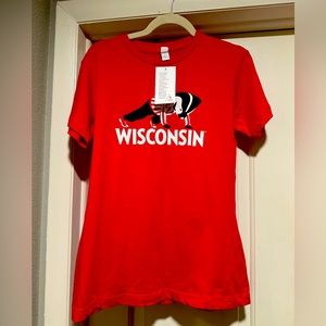 NWT Wisconsin Badger The Red Shirt
